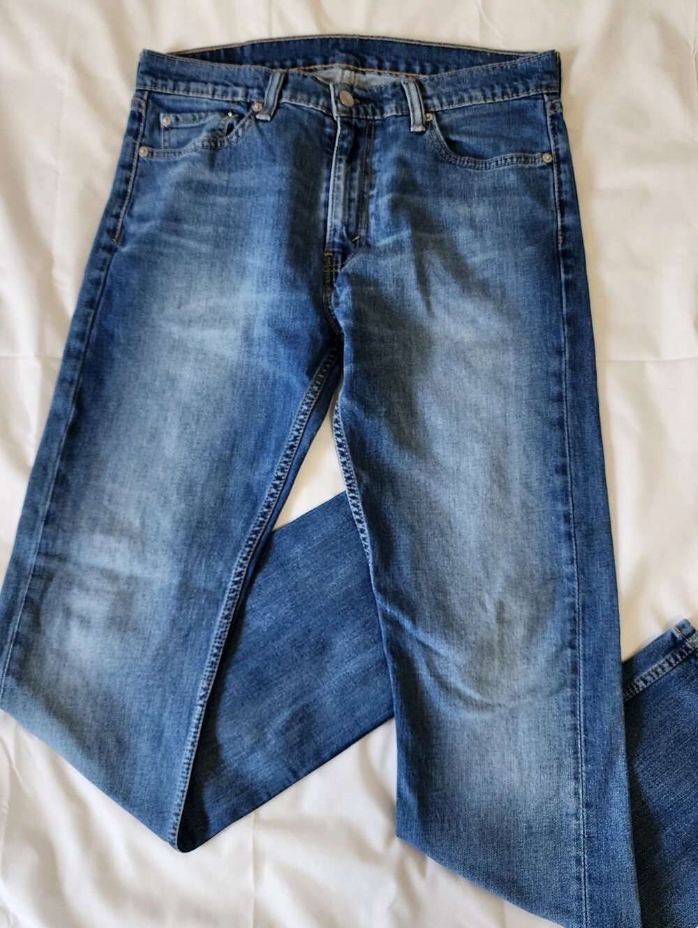 Mens Levis 513 Slim Straight Fit Jeans 33×32 Western Classic